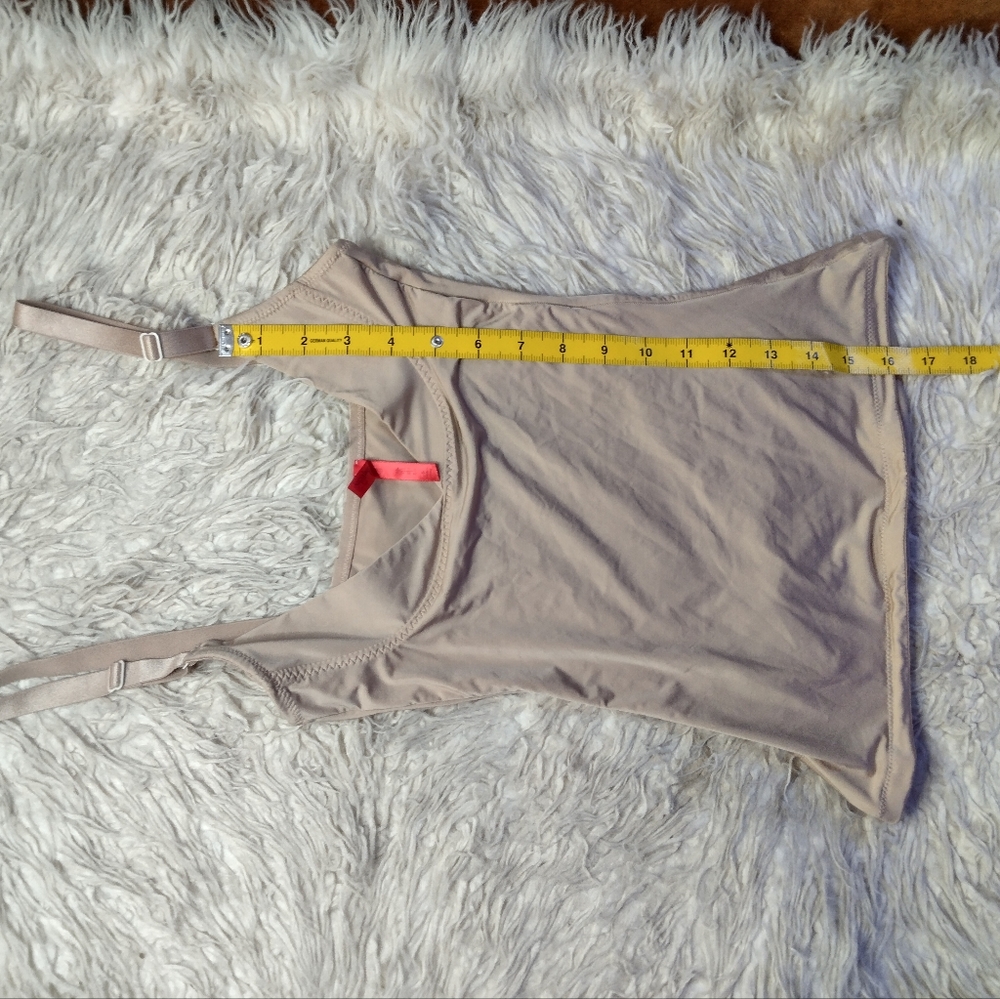 Spanx Slimplicity Open Bust Boost Camisole Nude Shapewear Size S - Picture 9 of 9